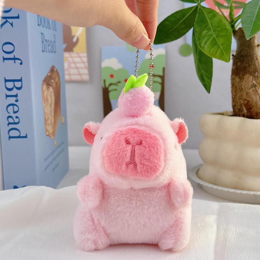 Popular Guinea Pig Plush Keychain - Cute Cavy Backpack Charm & Ornament
