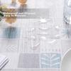 MEIWA Tablecloth Waterproof Oil-Proof Heat-Resistant Fabric Thickened Square Tablecloth Coffee Table Mat Dining Table Pad 152*228cm Xueli