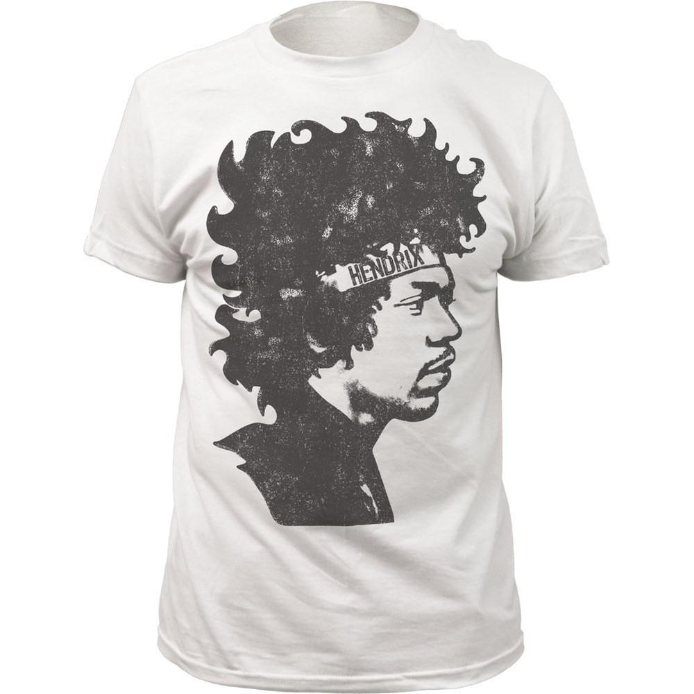 Jimi Hendrix Headband Mens T Shirt Music Classic Concert Band Tee New White Unisex T-Shirt