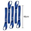 12 Pcs 18" Soft Loop Tie Down Straps Straps Strong Load Resistance Loops Abrasion