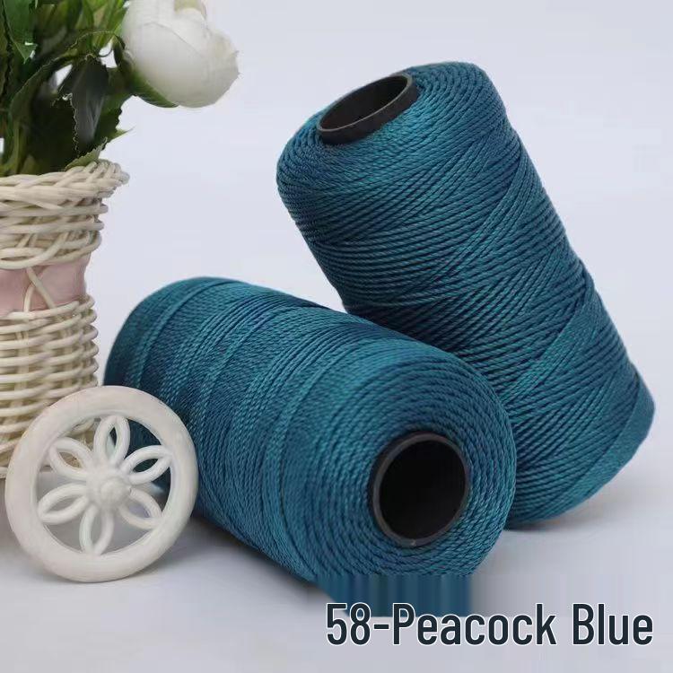 Ice Silk Three-Strand Yarn for Crochet Bags, Hats, Seat Cushions, Bottle Sleeves, and Slippers
