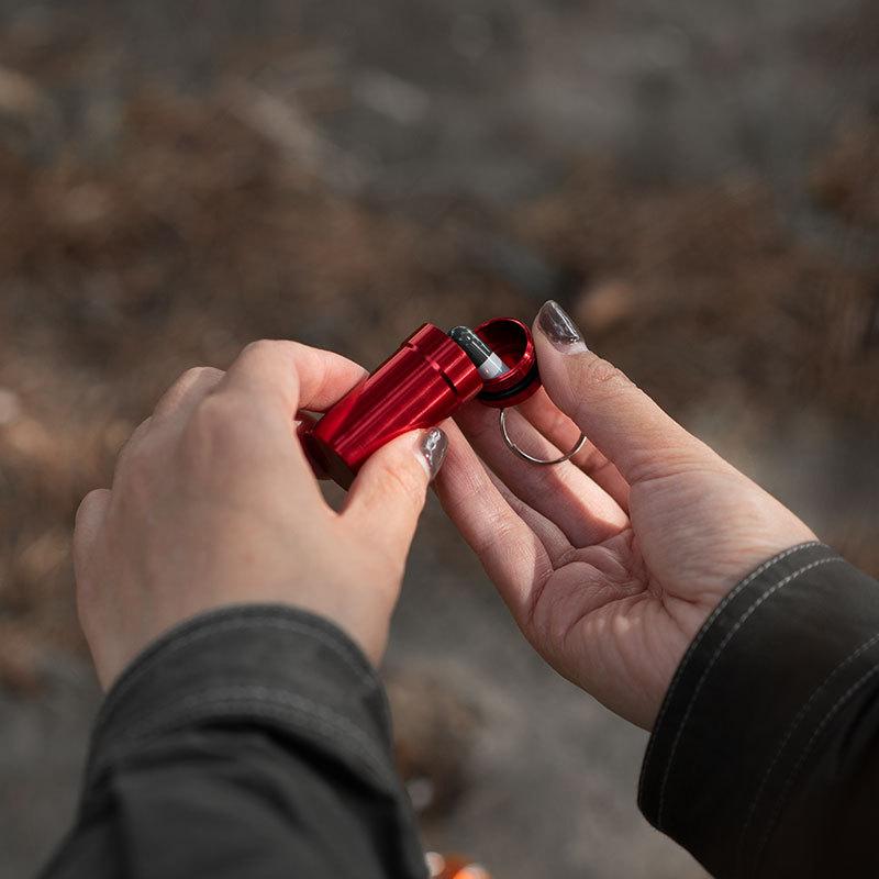 Colorful Portable Mini Pill Case Waterproof Medicine Storage Box Container Bottle Holder Keychain Outdoor Travel Survival Box