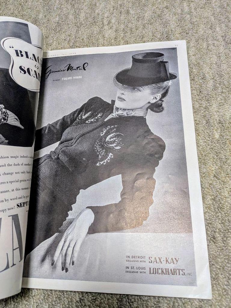 [USED] Harper's BAZAAR September 1939 issue