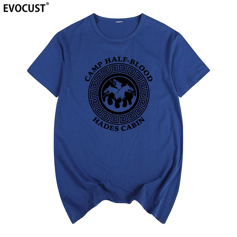Camp Half Blood Hades Cabin Percy Jackson Harajuku Unisex T-shirt Cotton Men T shirt New women TEE