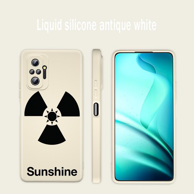 Sign Icon For Xiaomi Redmi Note 11 10 10S 10T 9 9S 9T 8 8T 7 7S 6 5 Pro Max Plus 5G Liquid Silicone Phone Case