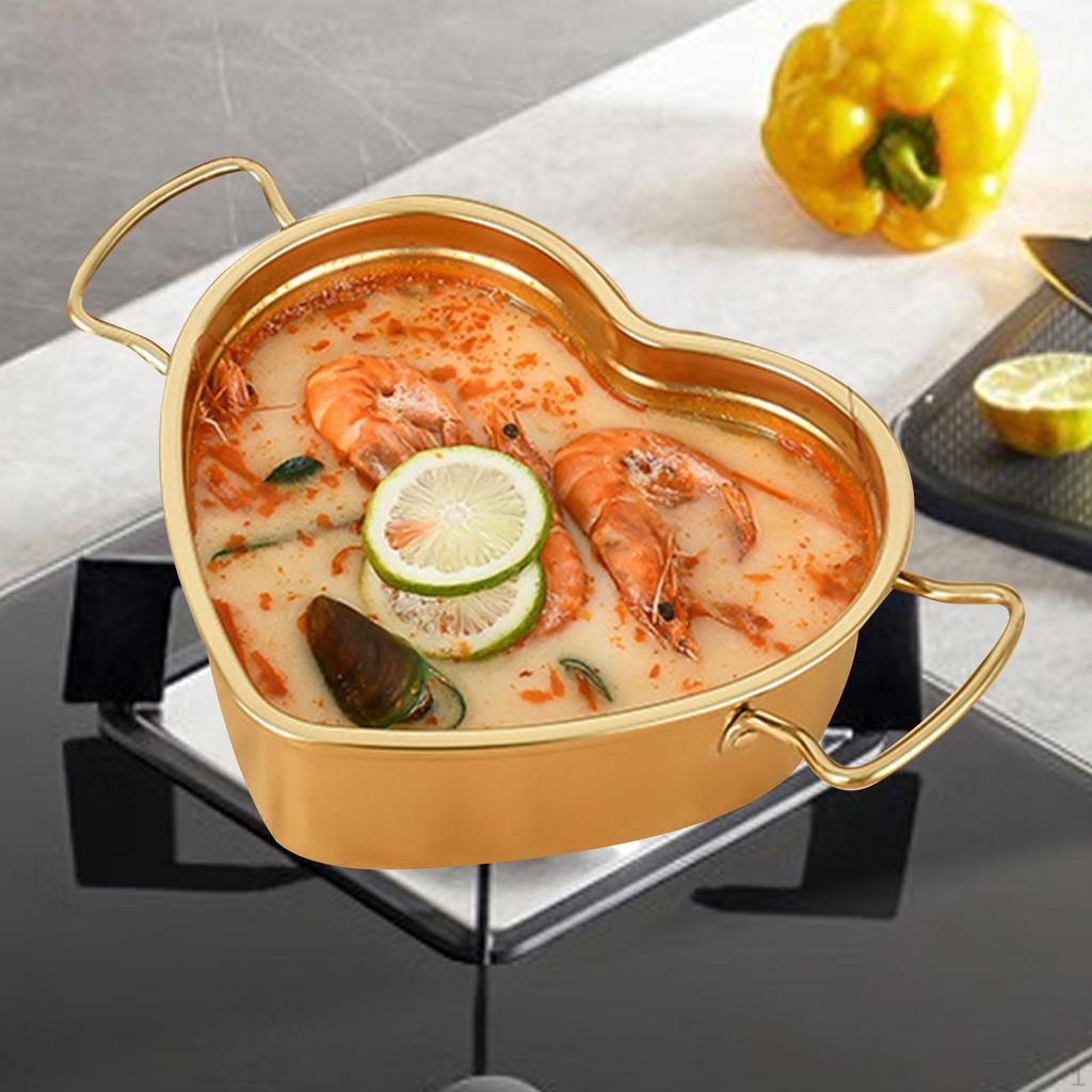 Oală de încălzire ușor de curățat, Ustensile de gătit portabile multifuncționale, Oală pentru supă pentru lapte, Acasă, Supă, Paste,