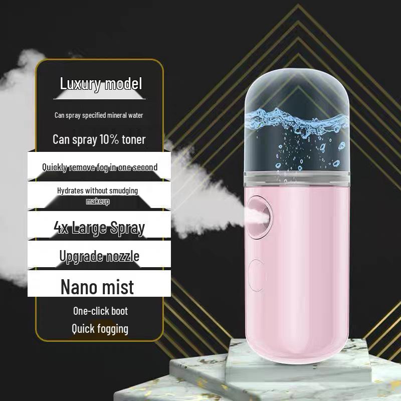 Rechargeable Nano Hot & Cold Spray Hydrator: Portable Winter Skincare Device for Moisturizing & Personal Care