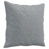 Vidaxl 3-Cz. Relaxation Set With Cushions, Light Grey, Fabric