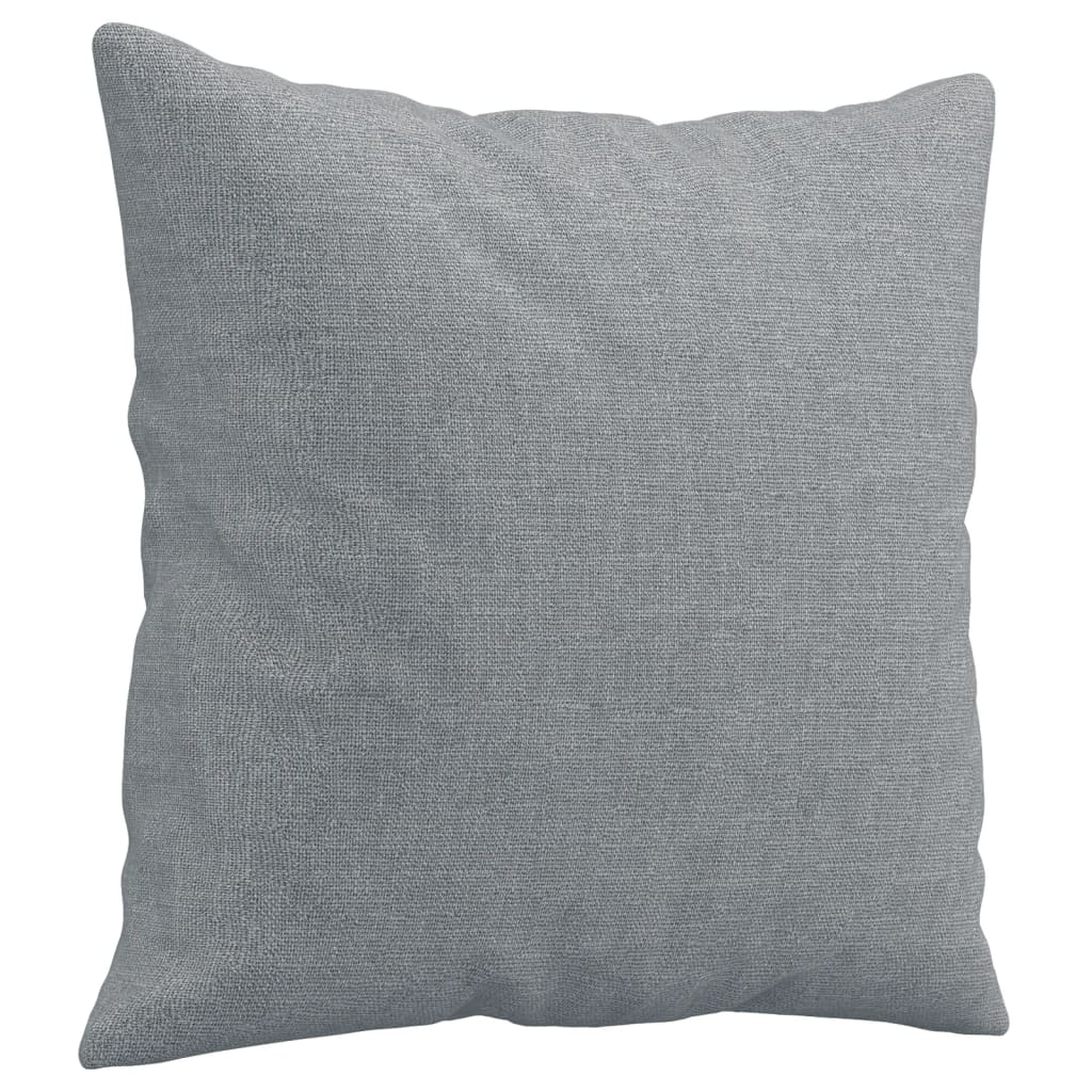 Vidaxl 3-Cz. Relaxation Set With Cushions, Light Grey, Fabric