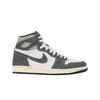 Tênis Unissex Air Jordan 1 Retro High OG Washed Black Cinza Vermelho Fogo Cinza Fumaça Claro DZ5485-051
