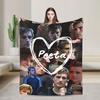 Warm Soft Blanket Decorative Josh Hutcherson Throw Blanket  Flannel Bedspread For Couch Bed Funny Sofa Bed Cover