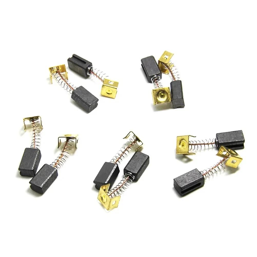 10pcs Carbon Brushes 6.4 X 7.9 X 12.5mm For Black Decker CD105 CD110 CD115 KG900 Angle Grinder Accessories