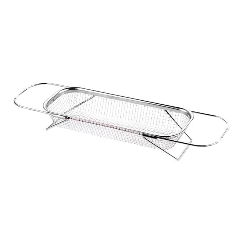 Sink Strainer Drainer Basket Stainless Steel Expandable Sink Colander Strainer Basket For Vegetables Fruits Pasta Dishes