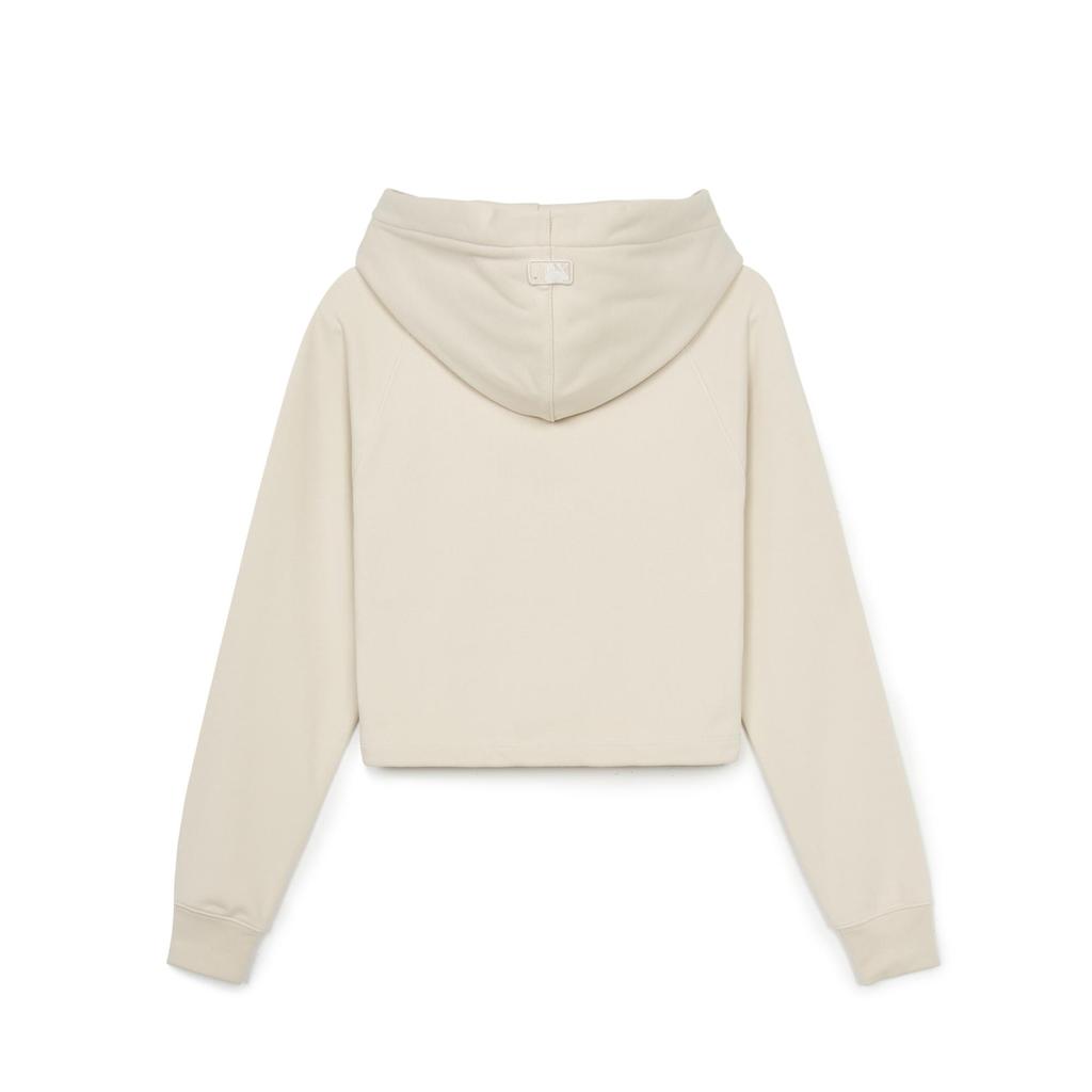 New MLB X CIRCLE Basic Logo Boston Red Sox Sweatshirt Women's Cream 3FTRB0344-43CRD