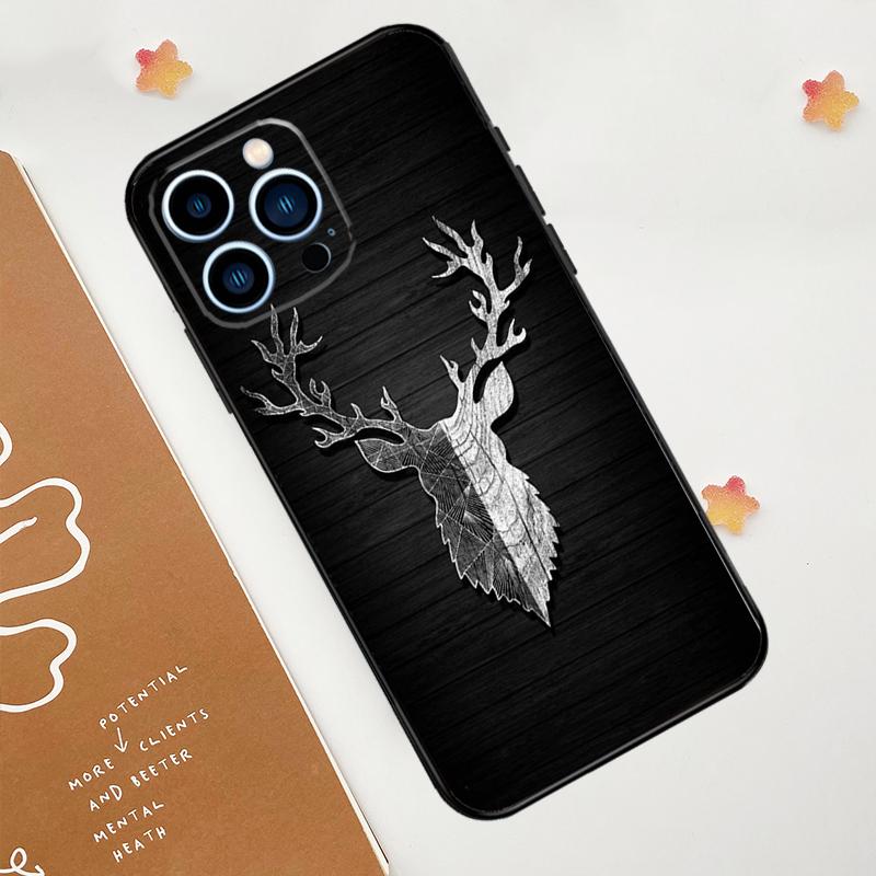 

Deer Phone Case For iPhone 17 Pro Max 11 14 15 16 Pro Max 12 13 mini 16 Plus 16e 17 Air Funda iPhone 15 Pro