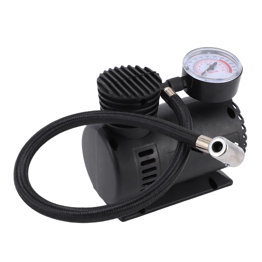 , משאבת ניפוח צמיגים חשמלית ניידת 12V 300 PSI למכוניות, אופנועים, תלת-אופניים, צמיגים חשמליים, כדורגל, כדורסל