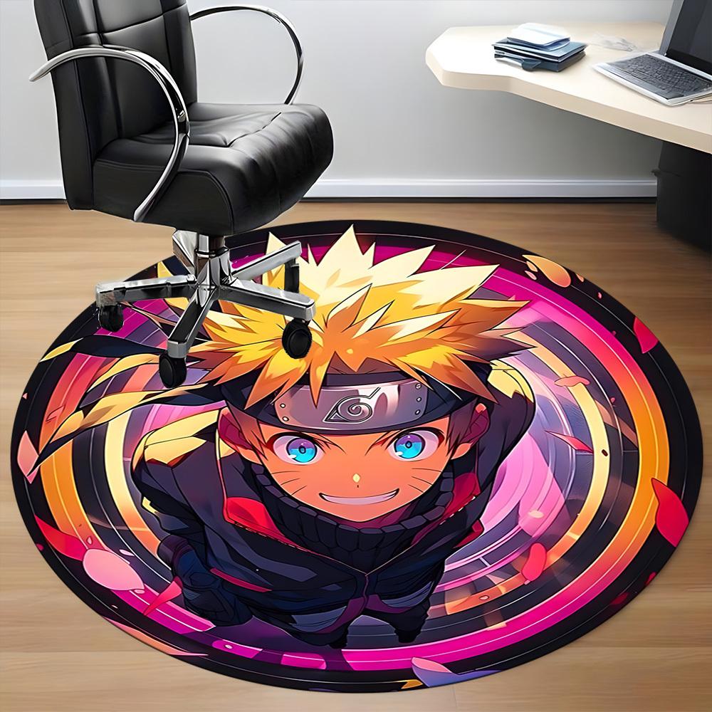 1pc Naruto Anime Office Round Area Rug, Under Office Chairs Bedroom Living Room Home Decor, Room Deco, Available In Various Sizes108