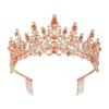 Luxurious Wedding Crowns Hairband with Rhinestones Decors Comfortable Styling Crownpiece For Bride And Reception Event