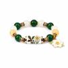 Elastic Hummingbird Bracelet with Pendant Beaded Bracelet Metal Tube Crystal Bracelet  Party Favors