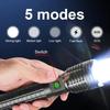 Long Flashlight 400W LED Torch Long Shot 800M Lamp Zoomable Flash Light Waterproof Torch Light Rechargeable Lantern