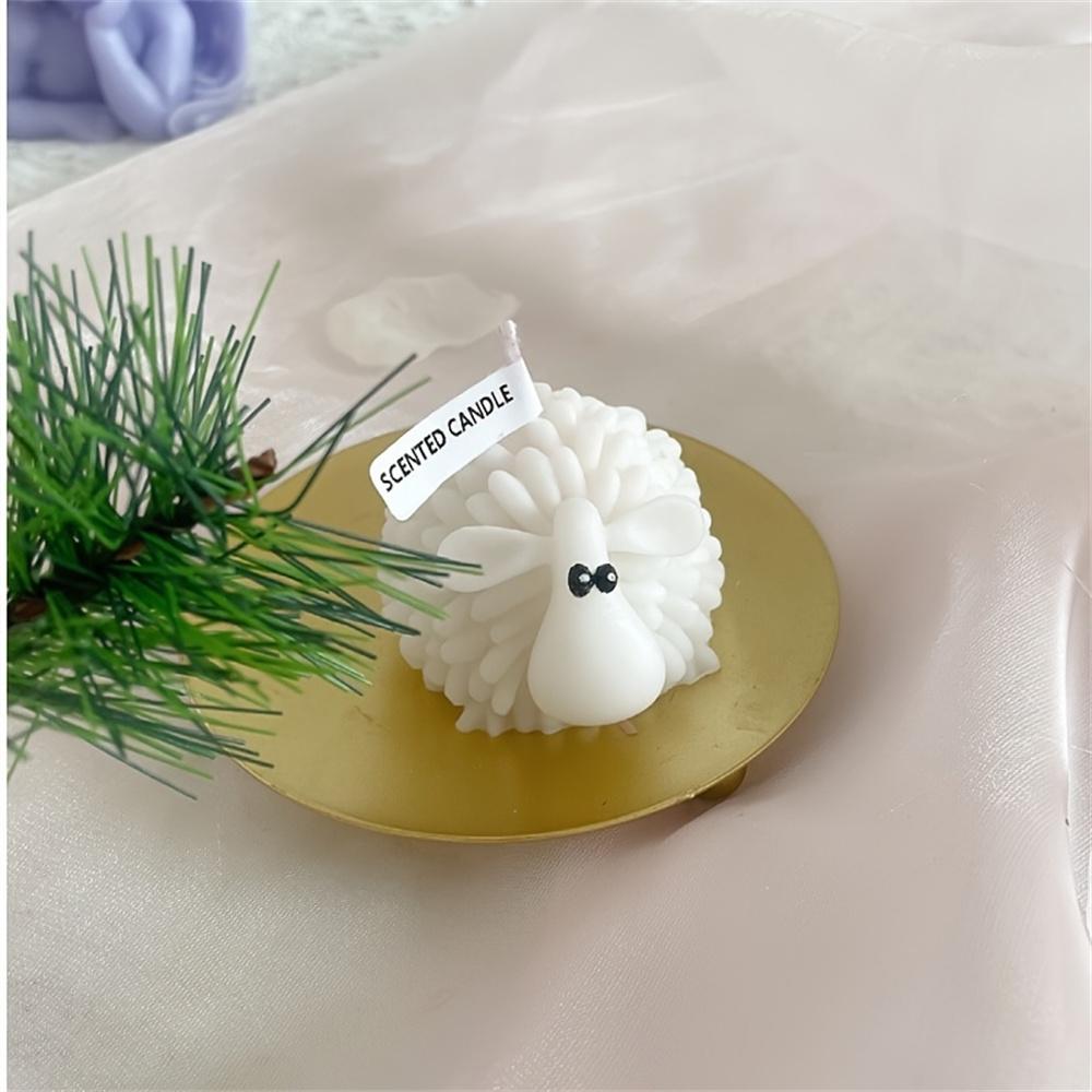 3D-Silikonform für Kerzen in Form von Schafen, Tier, Ziegen, Süßigkeiten, Kuchen, Backform, handgefertigt, Kerzen, Kuchendekorationswerkzeug