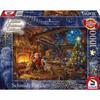 Puzzle 1000 pièces : le père noël et ses lutins