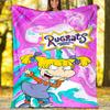 Rugrats Printed Throw Blanket—soft,warm;versatile Blanket for All Seasons—perfect As &air-conditioning Throw,nap Blanket