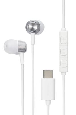 Elecom Ohrhörer mit Kompatibel mit iPhone-Anrufen und Lautstärkeregelung Geschlossen Keine Verzögerung zwischen Audio und Fernbedienung Ohr 4 Größen von Ohrstöpseln