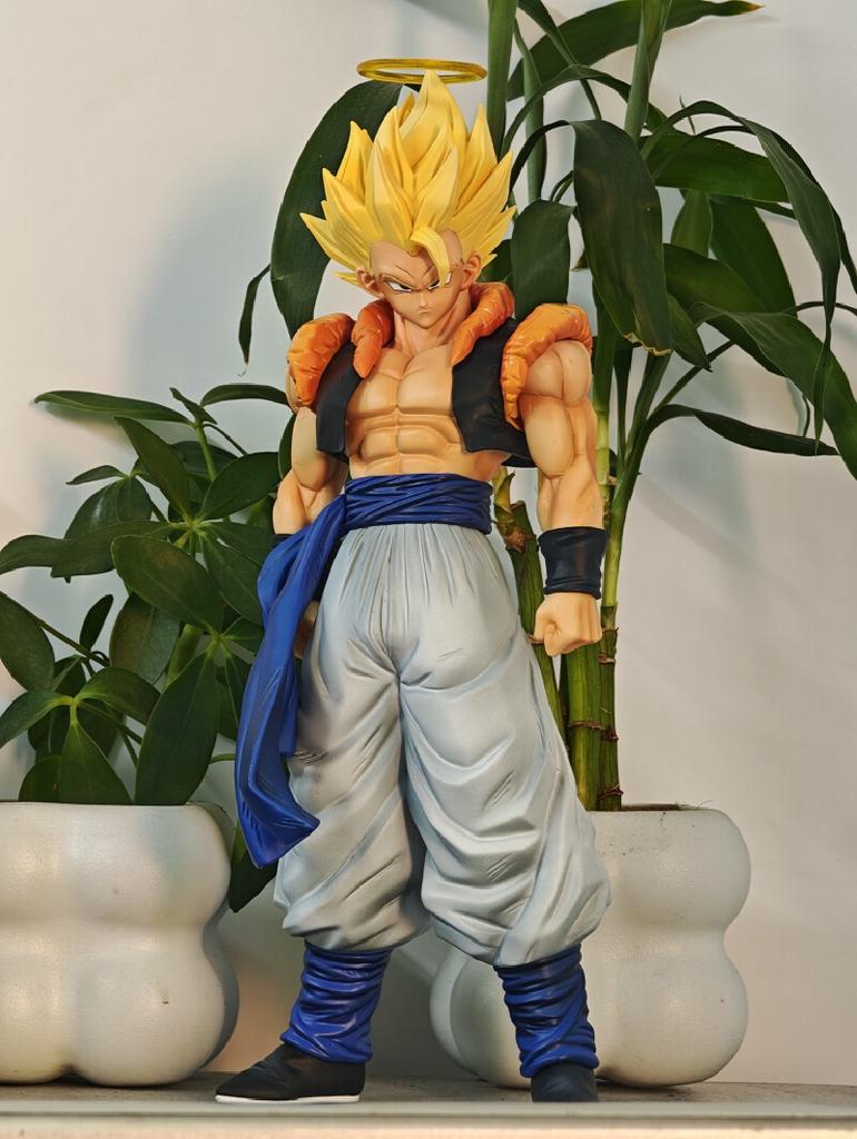 New Zb Studio Dragon Ball Anime Figure 30cm Gogeta Figure Super Saiya Ssj Figure Pvc Statue Collection Model Toy Gift