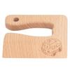 Kids Wooden Knife Safe Cooking Vegetable Fruit Cutter Montessori Kitchen Tool Toy Ambulance Pattern