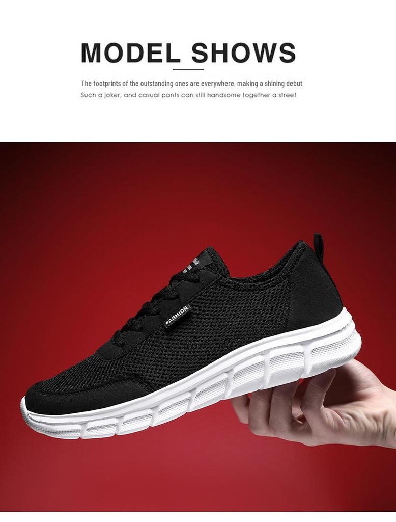 Men's Plus Size Slip-On Mesh Summer Sports Casual Shoes