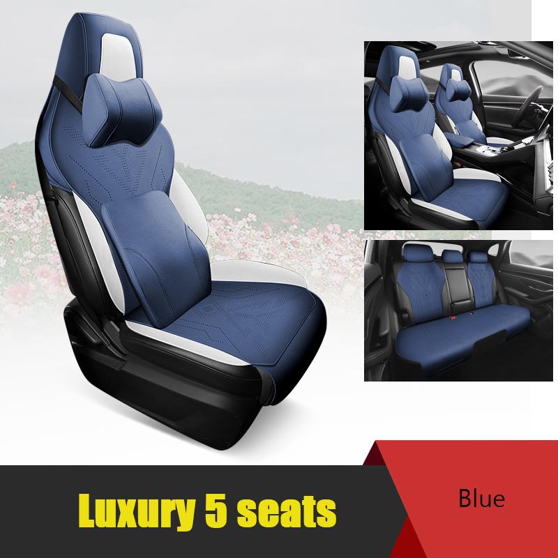 Premium Suede Car Seat Cover Pads For BYD Song Plus 2020-2025 Accessories Breathable Seat Cushion All Seasons Ptotection Mats
