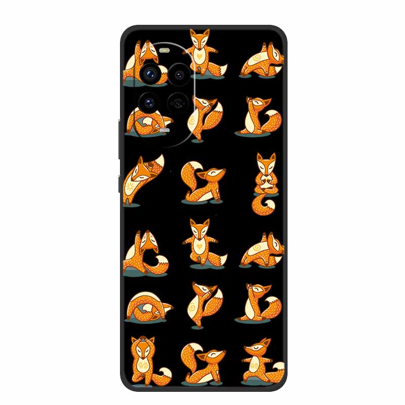 Black Silicone Case For Huawei Nova 13 Pro Case Cartoon Soft Back Cover For Huawei Nova 14 Pro Ultra Phone Case Nova14 Ultra Bag