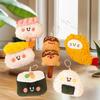 Portachiavi Peluche Carino Cibo Delizioso Sushi Ornamenti da Appendere Decorazione Pendente per Zaino Accessori Portachiavi Bambola Creativa Regalo