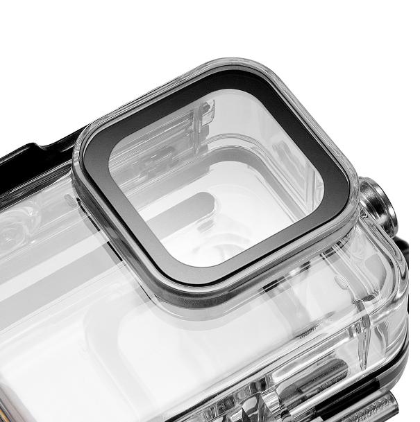 Waterproof Case for GoPro Hero 9/10/11, 60M/197FT Dive Housing Underwater Protective Cover, Replacement Diving Shell for GoPro 9 10 11 Accessories