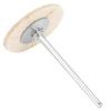 T shaped Nail Drill Bit Clning Brush Portable Nail Dust Brush Manicure Tool Accessory(White )