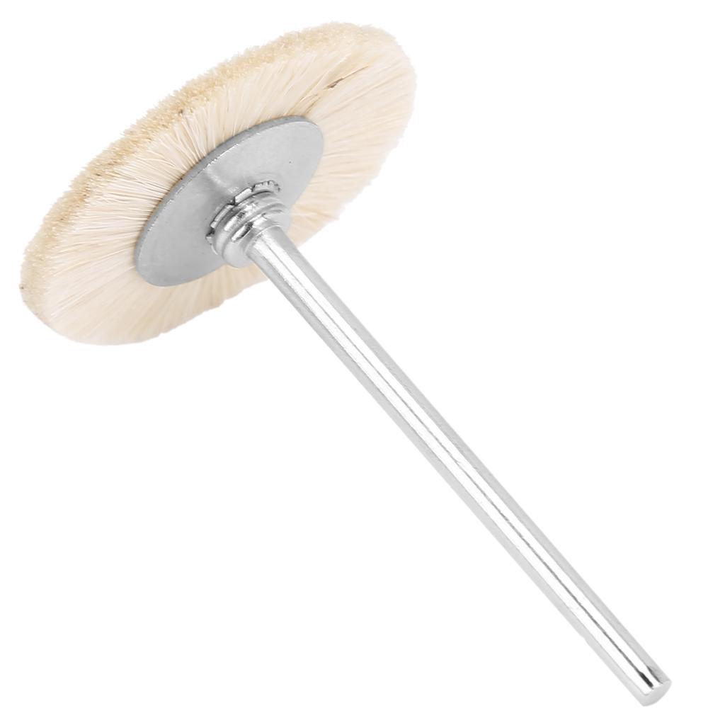 T shaped Nail Drill Bit Clning Brush Portable Nail Dust Brush Manicure Tool Accessory(White )