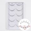 5 Paare/Packung Unterwimpern Klarer Band Weich Natürlich Untere Wimpern Handgemacht Untere Wimpern