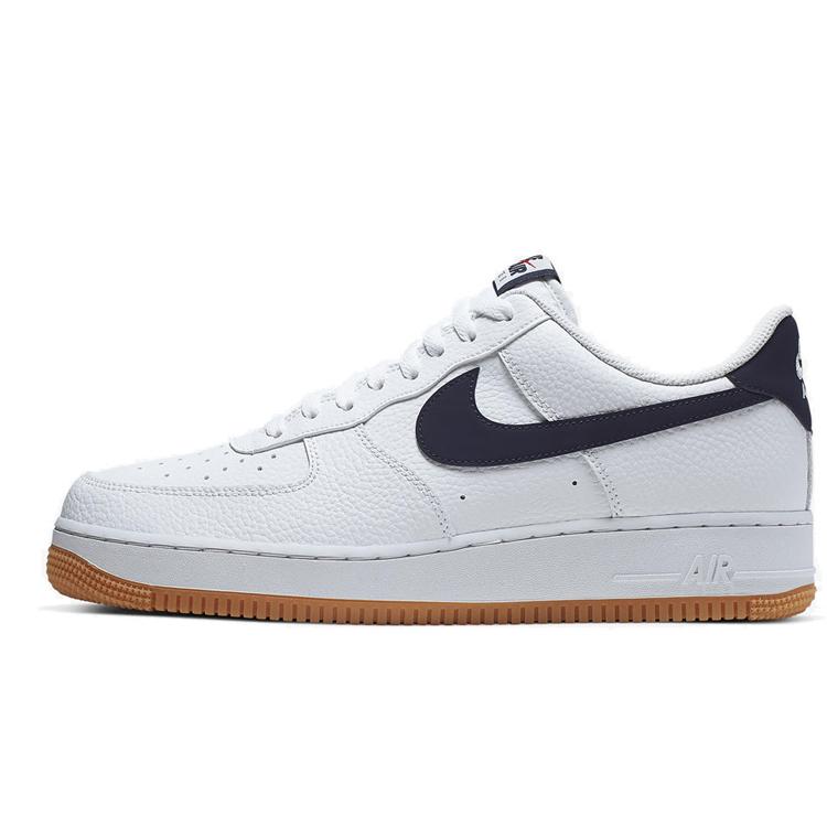 New Nike Air Force 1 Low '07 White Obsidian CI0057-100