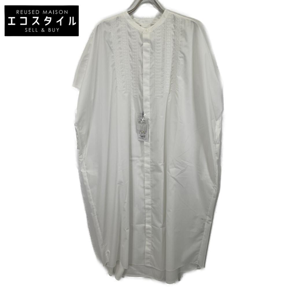 ZUCCa 25 Year Old ZU53FH074 White Zucca Ladder Lace Embroidered Dress dress M whiteUsed