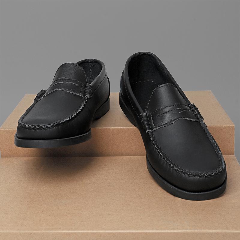 Hand-stitching Leather Men Casual Shoes Soft-Soled Mens Loafers Ultra-light Moccasins Breathable Light Soft Man Driving Footwear