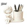 Three-dimensional Pen Stand 3D Printed Holder Creative Desktop Organizer for Pencils Gel Pens Smooth Surface Holder Makeup Brushes Storage Container