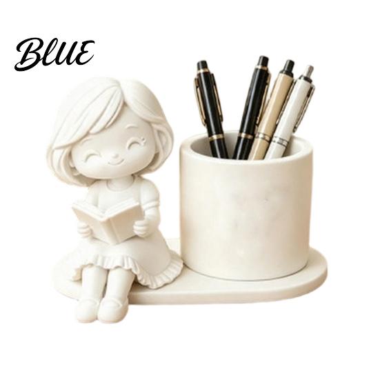 Three-dimensional Pen Stand 3D Printed Holder Creative Desktop Organizer for Pencils Gel Pens Smooth Surface Holder Makeup Brushes Storage Container