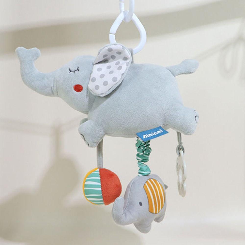 Hanging Rattles Animal Wind Chime Soft Cartoon Style Baby Bed Bell  Infant Newborn