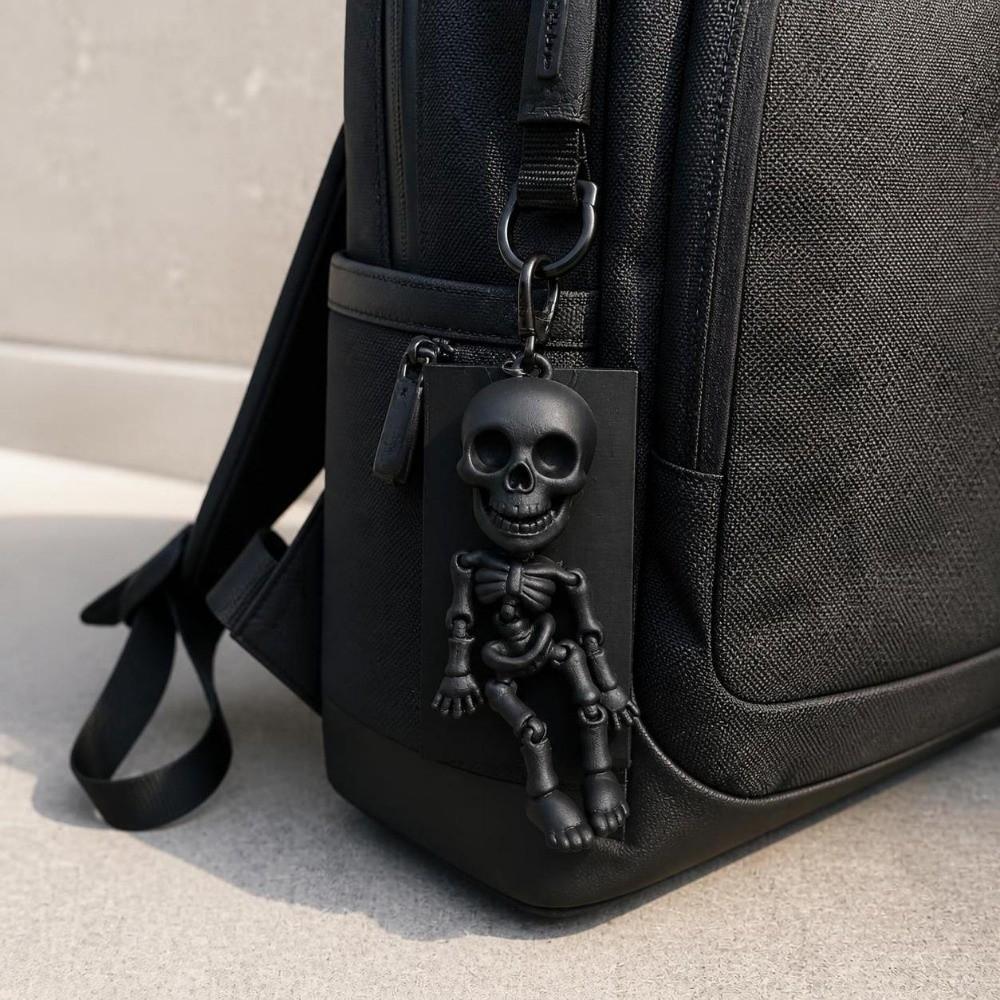 Függő Díszek Ízületes Csontváz Medál 3D Nyomtatott Halloween Kulcstartók Karácsonyi Ajándék