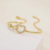 Chain Link Endless Love Heart Lace Bracelet For Women Fashion Elegant High-End Sense Jewelry Eternal Love