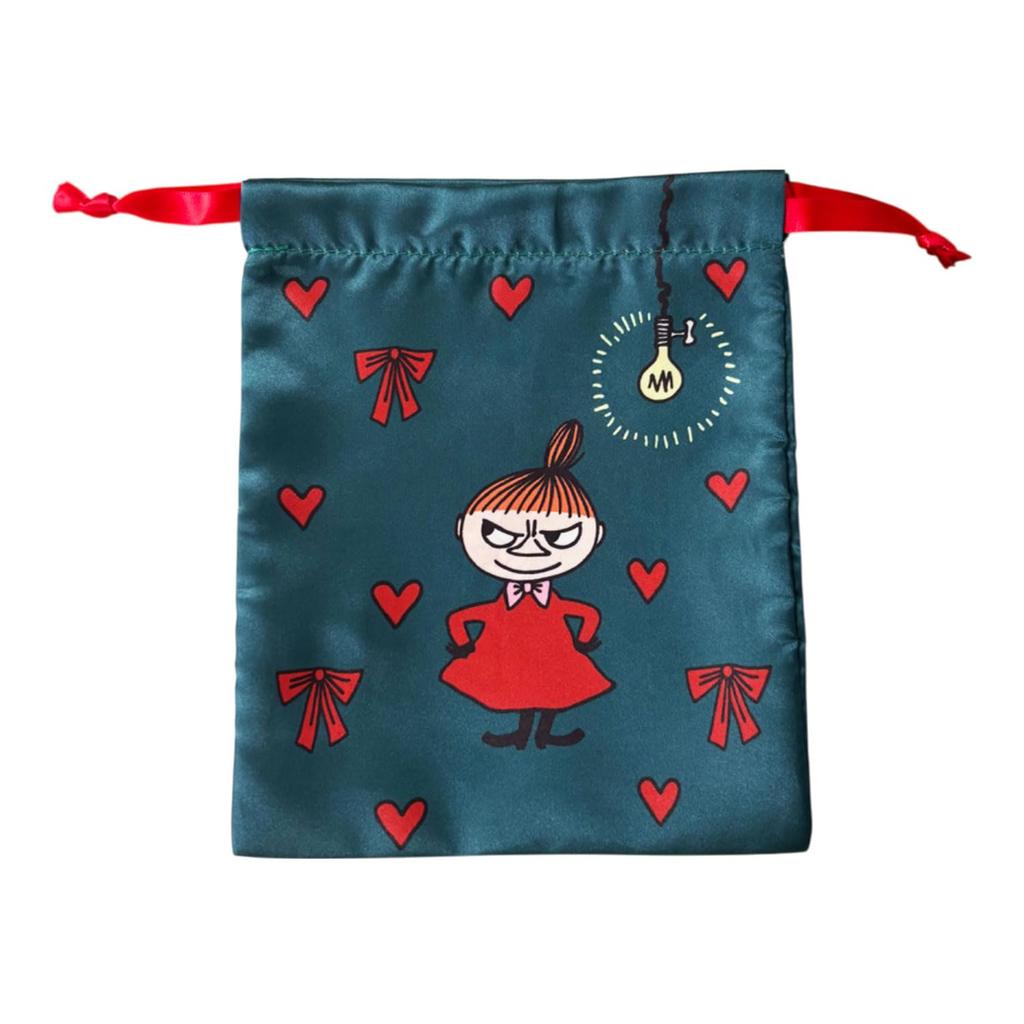 Small Planet Moomin Ribbon Drawstring Bag Little My Ribbon