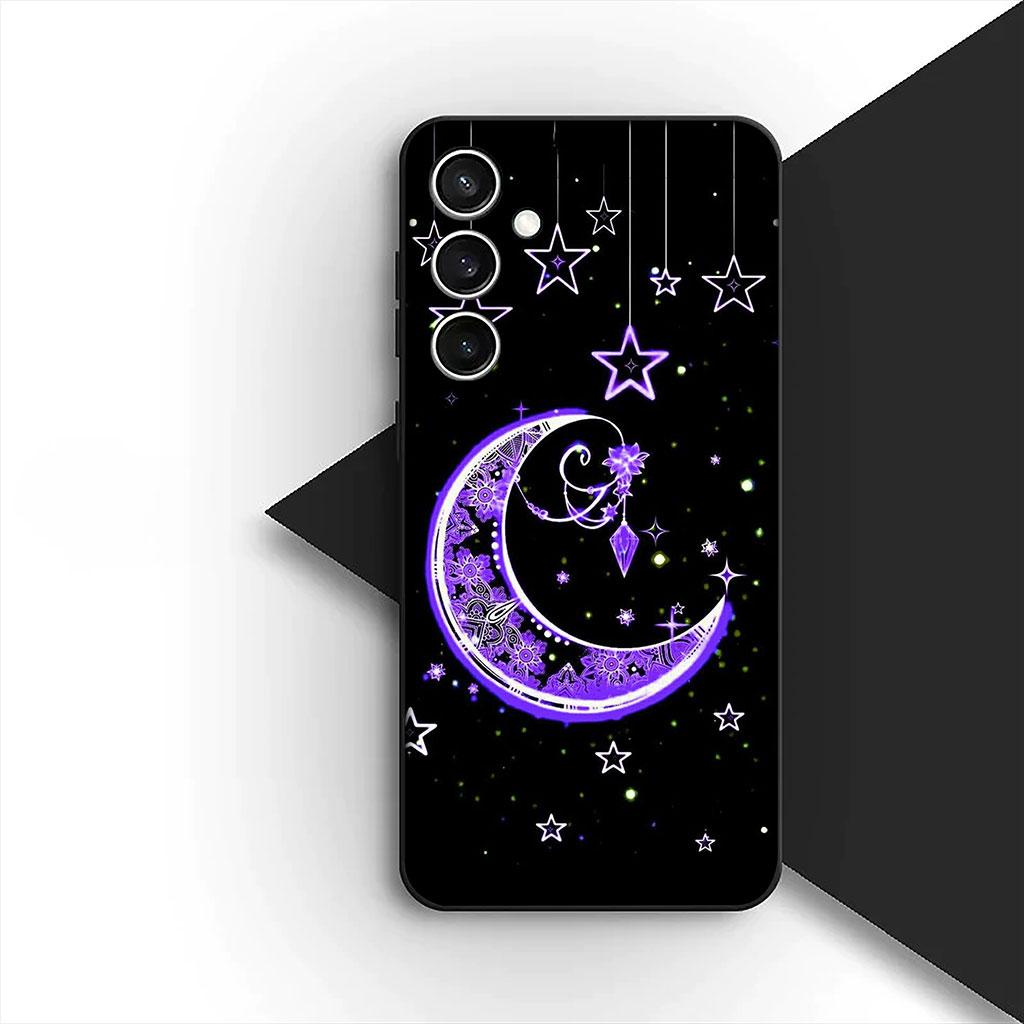 

Phone Cover for Samsung Galaxy S25 S24 S23 FE Ultra Plus S7 Edge S25+ S23+ A56 5G Soft Case Moon Astronaut Universe Galaxy Stars Galaxy S7 edge