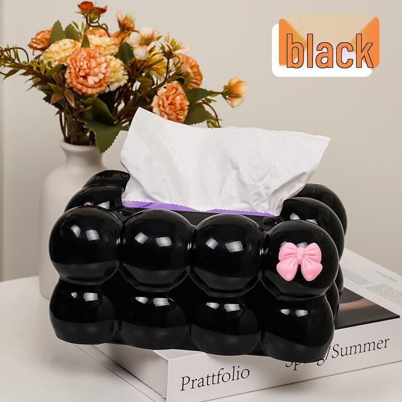 

European Style Tissue Box: High-End Cream Design for Living Room or Dining Table Storage