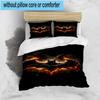 3PCS Dark Knight Rising Bedding Set,Including 1pc Duvet Cover And 2pcs Pillowcases Perfect for Bedroom, Dormitory, Fan Christmas Gift